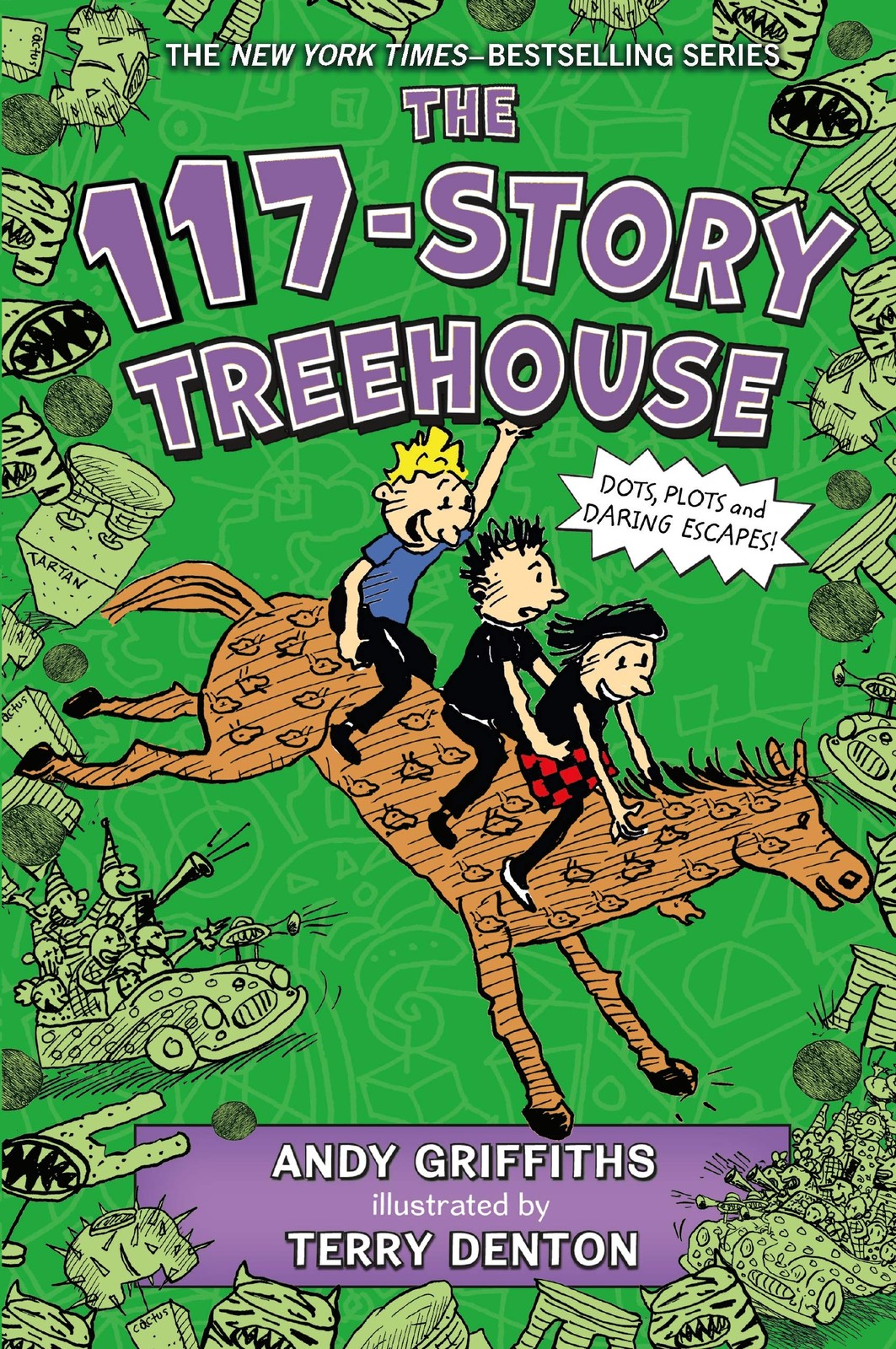 The 117-Story Treehouse: Dots, Plots & Daring Escapes! (The Treehouse Books,…