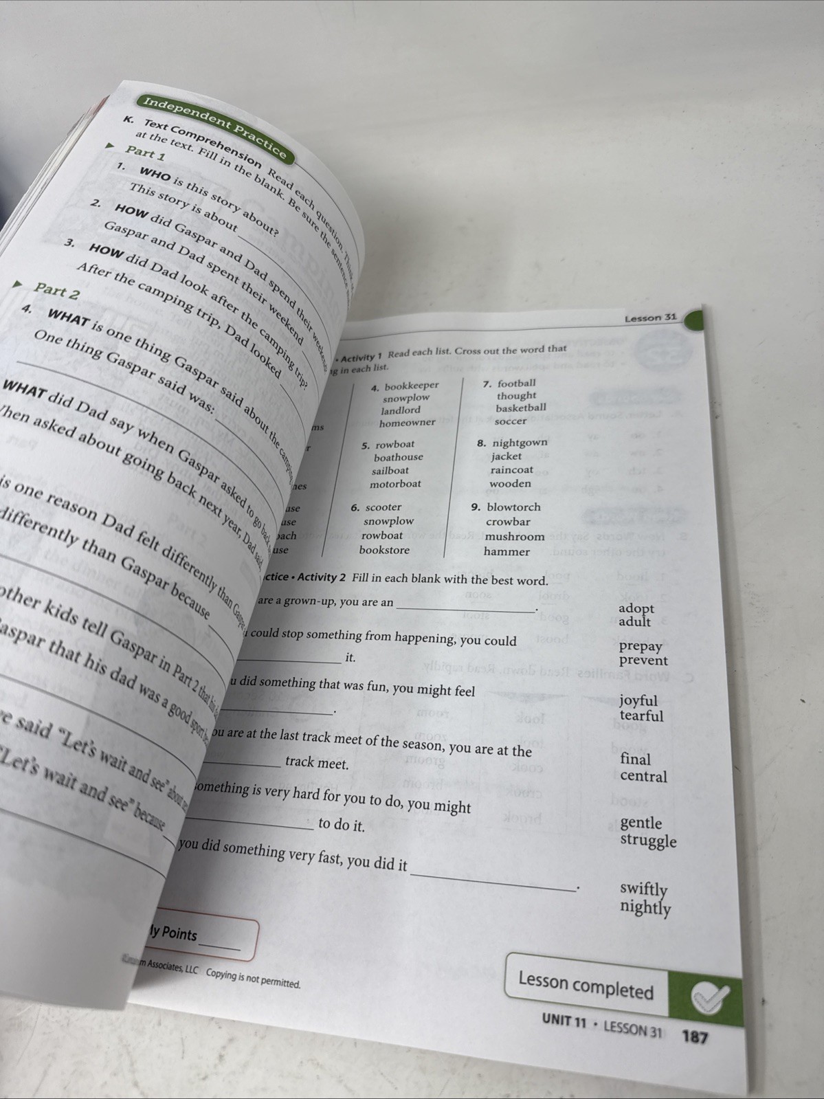Phonics for Reading , Level C , Student Edition i-Ready *Unused W/Cover Wear