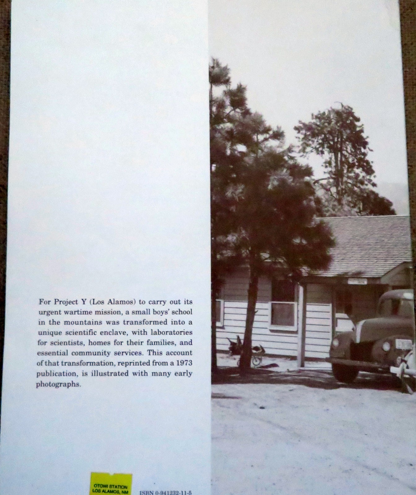 MANHATTAN DISTRICT HISTORY: Nonscientific Aspects of Los Alamos Project Y