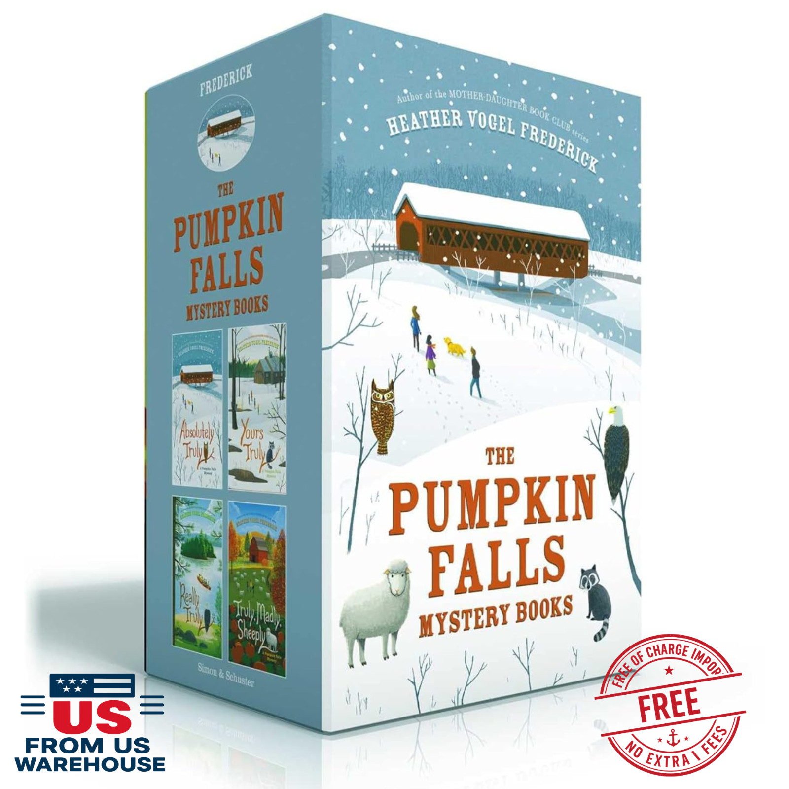 The Pumpkin Falls Mystery Books Box Set by Heather Vogel Frederick (HC, 4-Book)