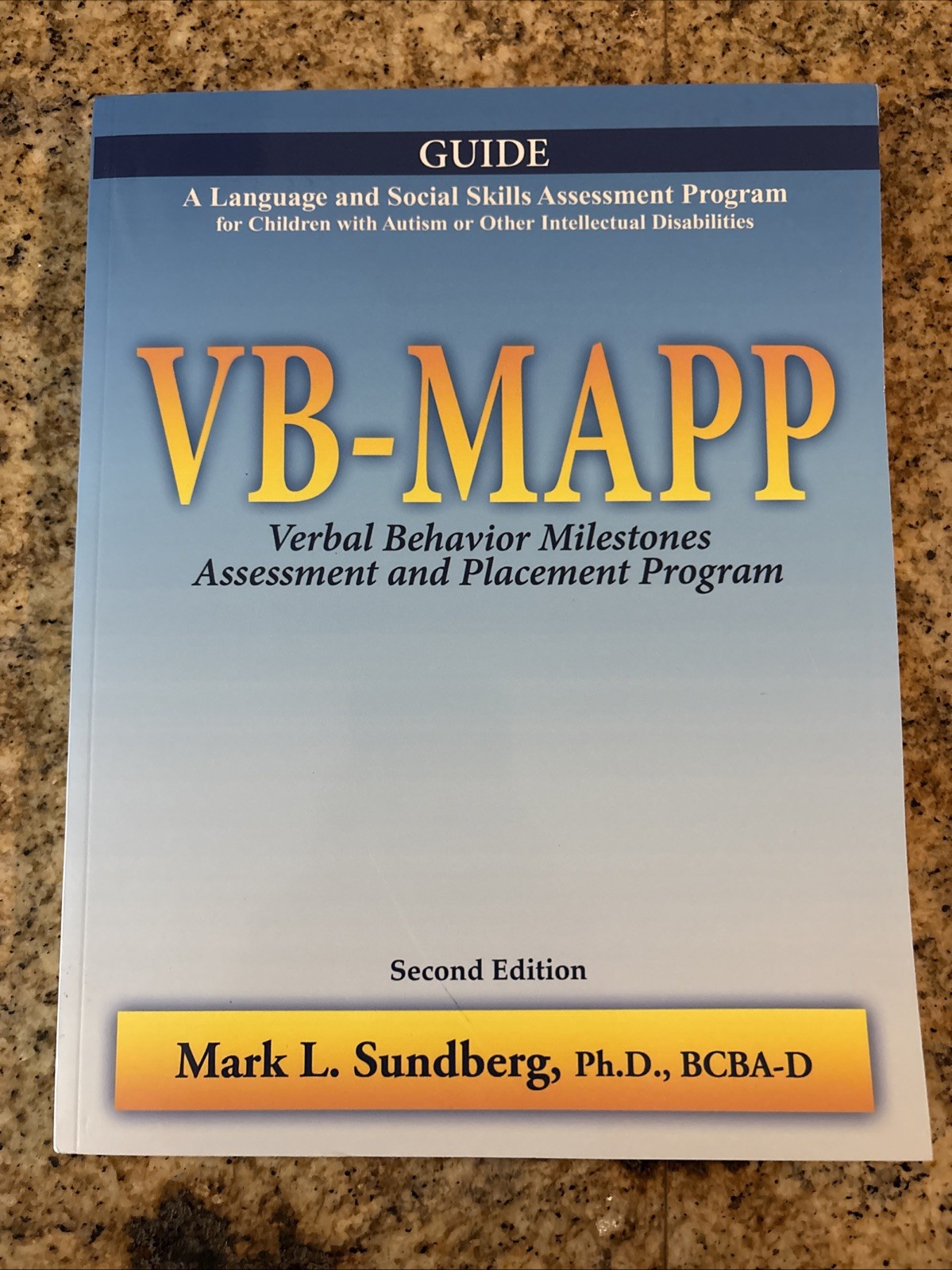 VB-MAPP Guide 2nd Edition – Mark Sundberg – Autism Verbal Behavior Assessment
