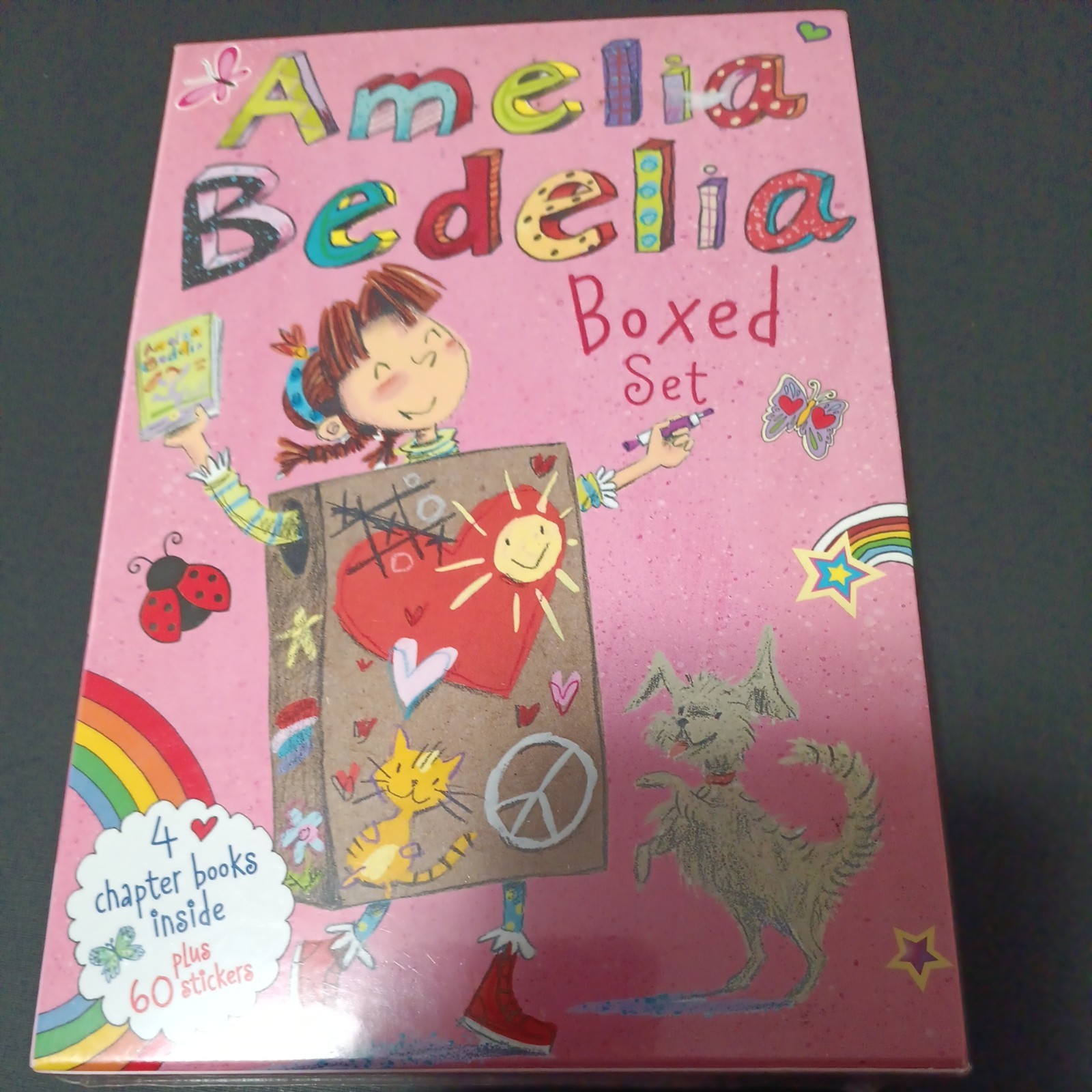 Amelia Bedelia Chapter Book 4-Book Box Set: Books 5-8 By Herman Parish – SEALED