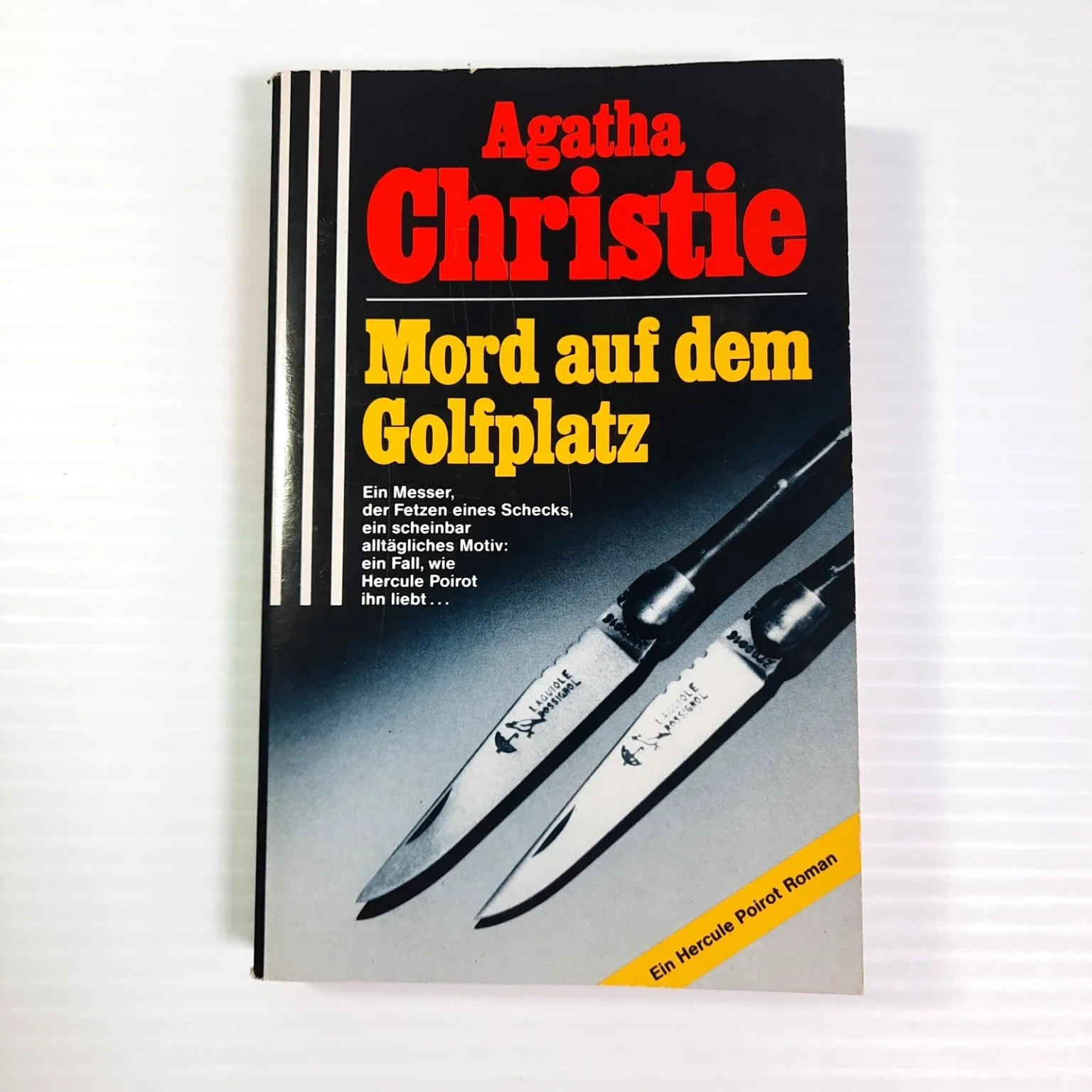 Mord auf dem Golfplatz Agatha Christie German Hercule Poirot Scherz Krimi 1991