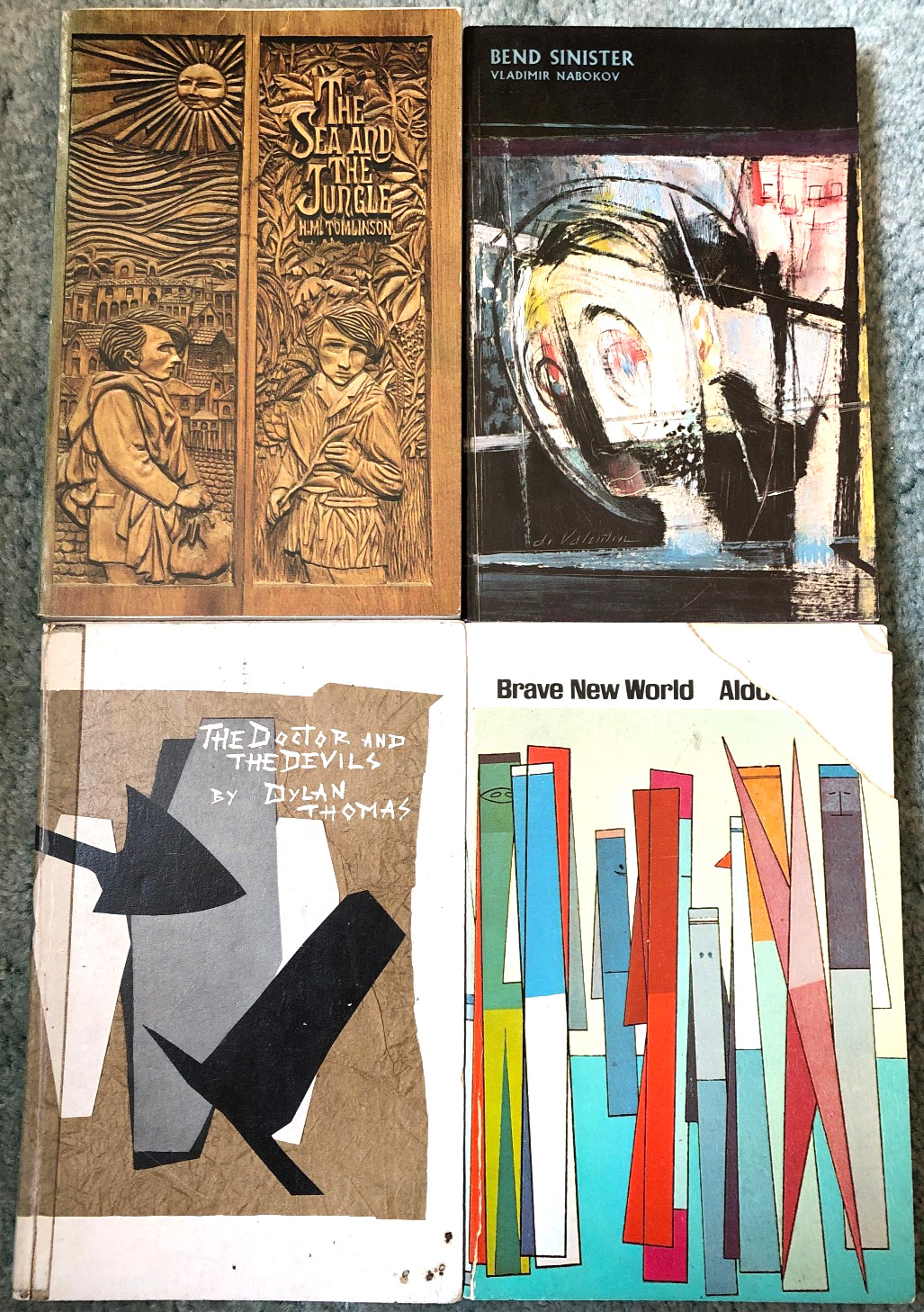 Classic Literature, lot of 4 Time Inc. editions, Nabokov, Huxley, Dylan Thomas