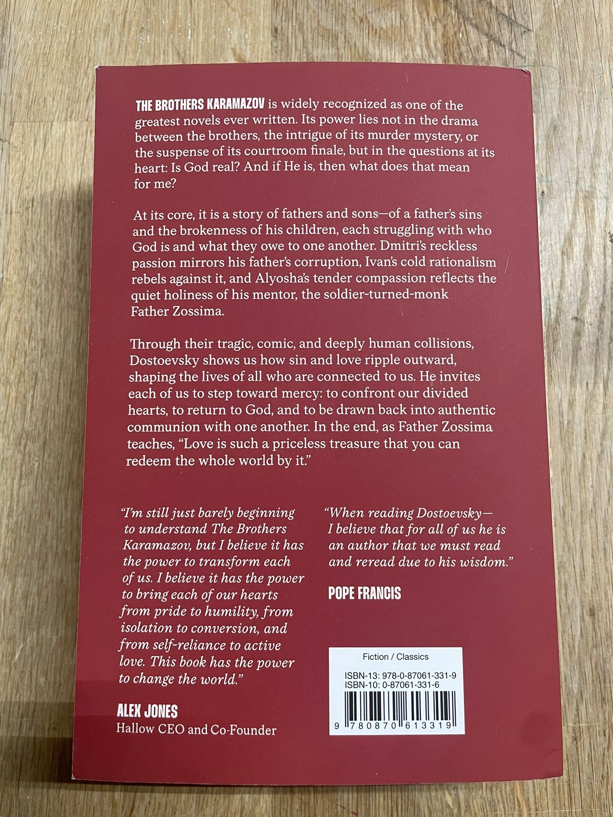 NEW Paperback Book The Brothers Karamazov (Hallow Edition) by Fyodor Dostoevsky