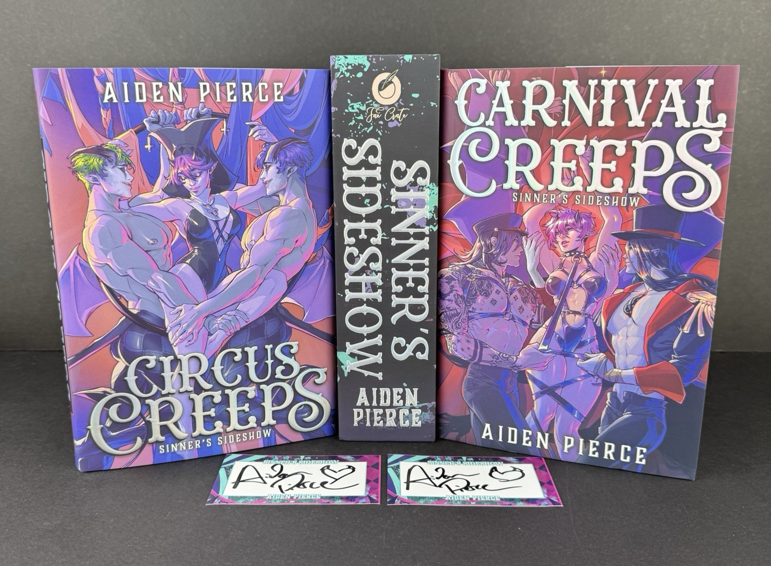 Aiden Pierce Sinner’s Sideshow Fae Crate Signed Special Edition Set + Slipcase