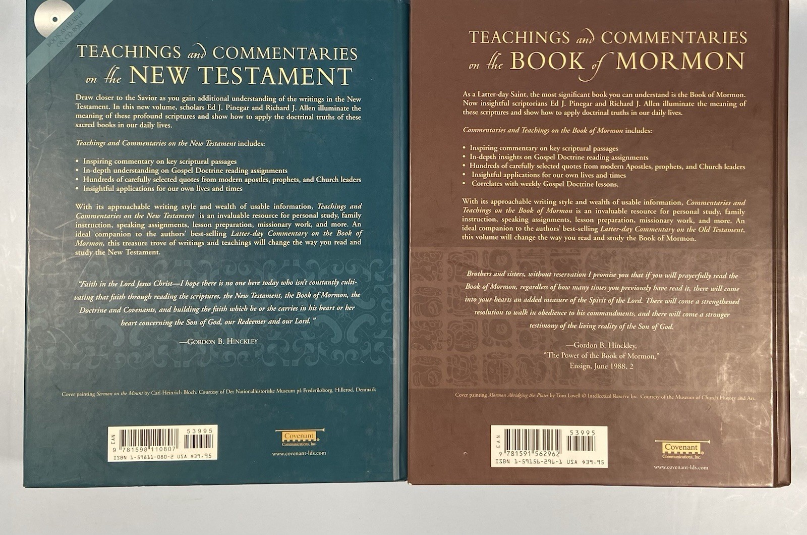 Teachings and Commentaries on the New Testament & Book Of Mormon Pinegar/Allen