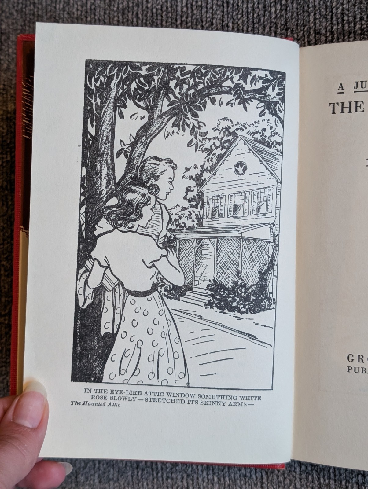 The Haunted Attic by Margaret Sutton H. C. 1932 Judy Bolton Mystery