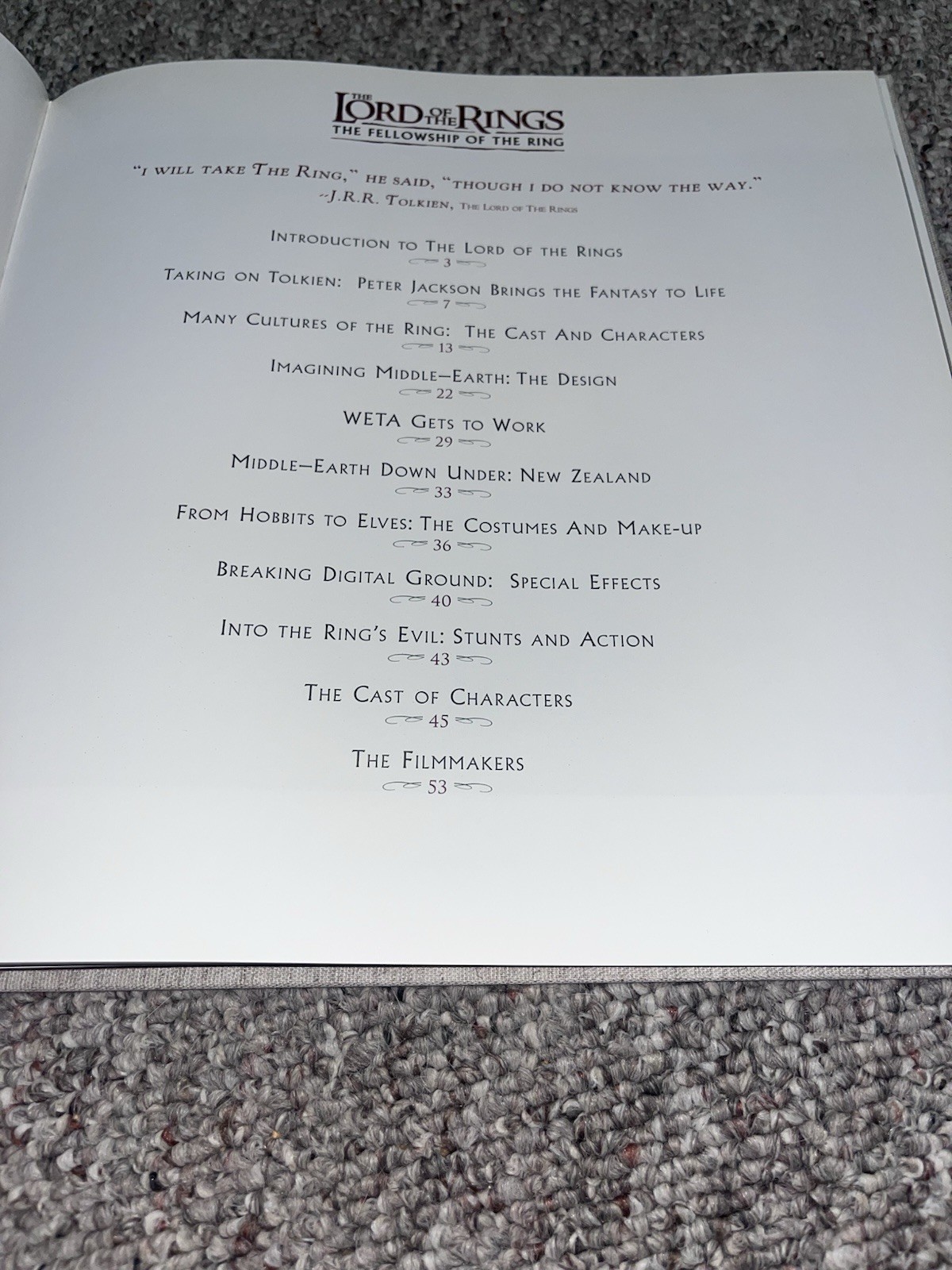 The Lord of the Rings Cannes Film Festival New Line Cinema Promotional Book