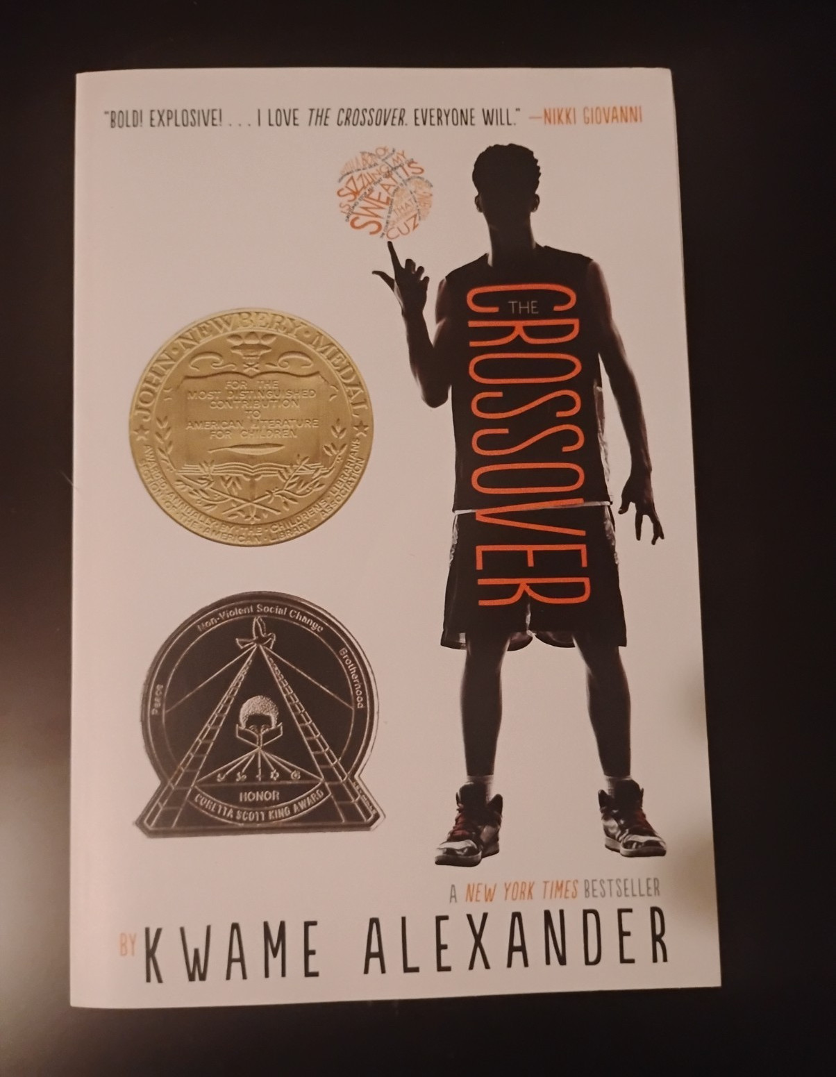 Kwame Alexander The Crossover Newbery Winner 2019 Trade PB Basketball Ages 9-12