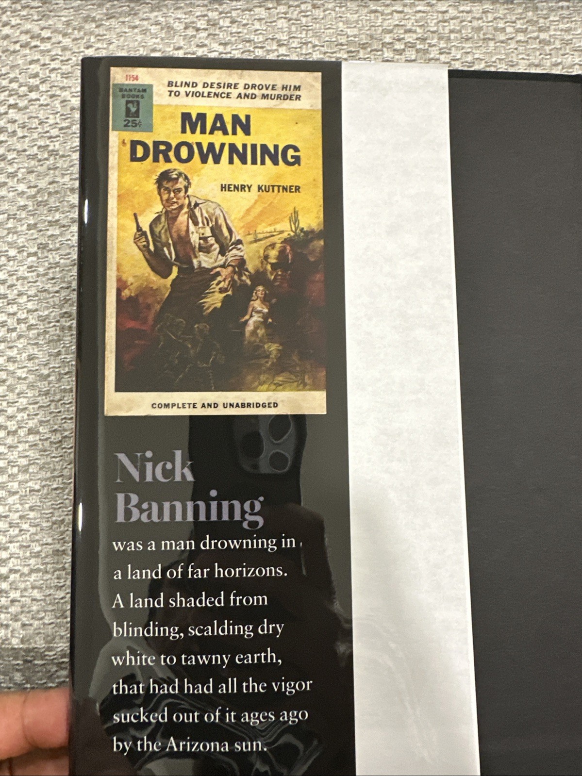RARE Centipede Press Man Drowning Henry Kuttner OOP Mylar Unsigned