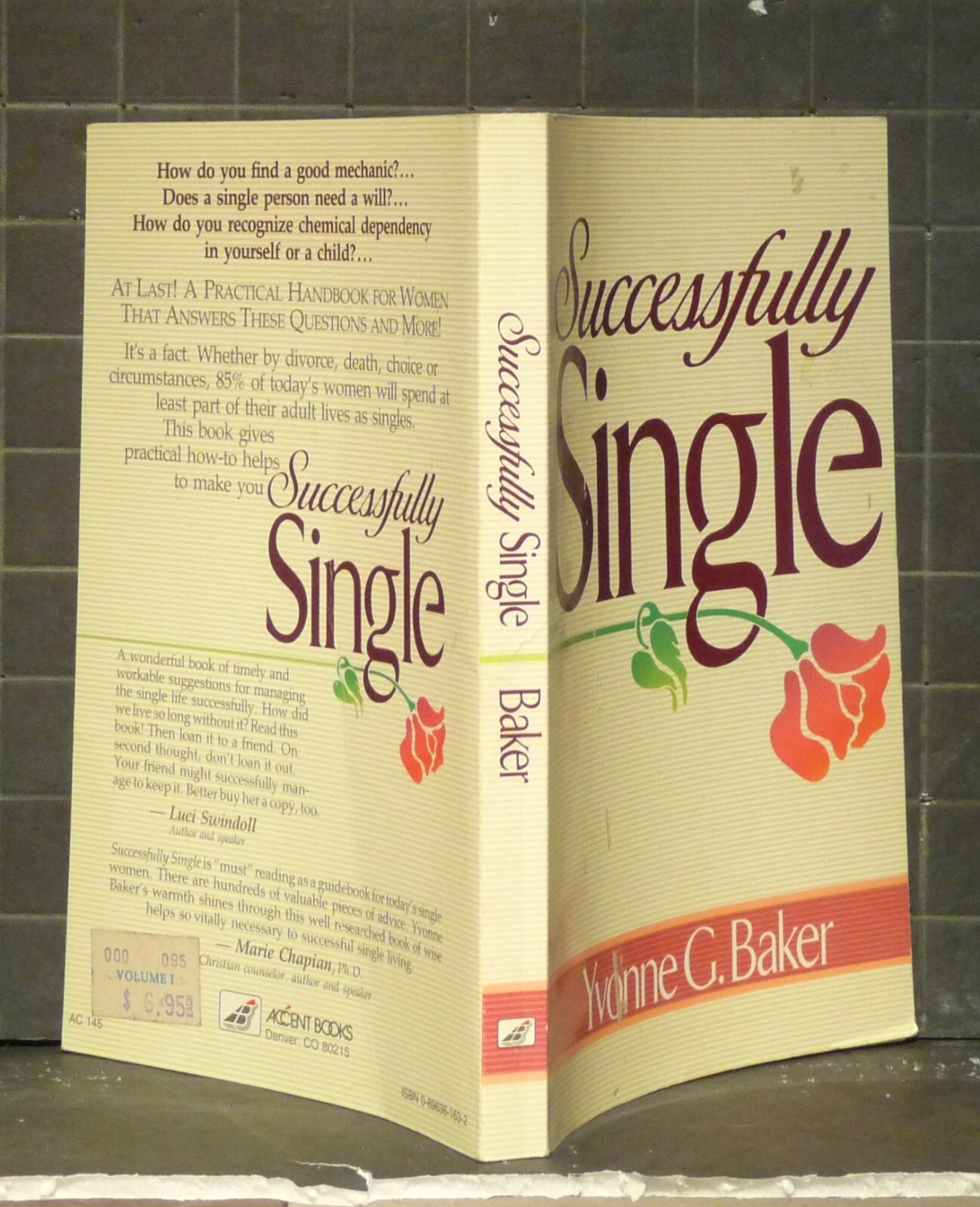 Successfully Single by Yvonne G. Baker 1985 Paperback 1152