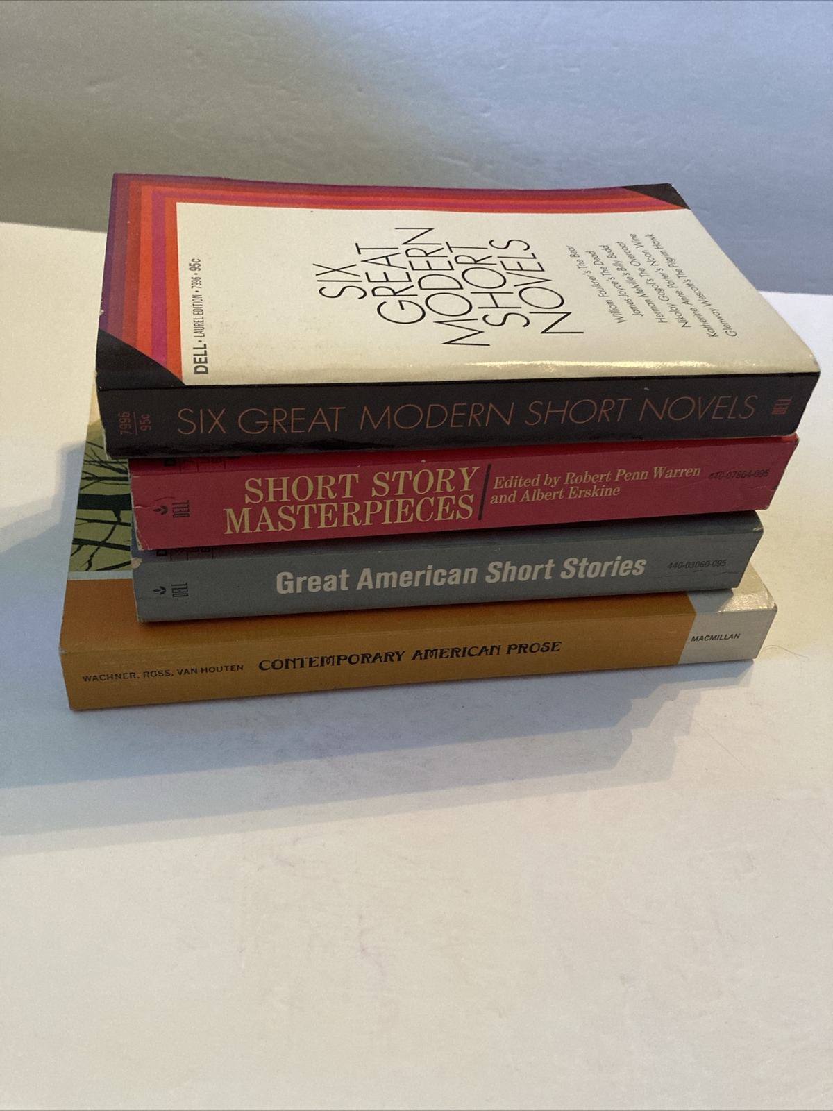 Lot of 4 Books of American Literture Plays Drama Novels Stories Prose Paperback