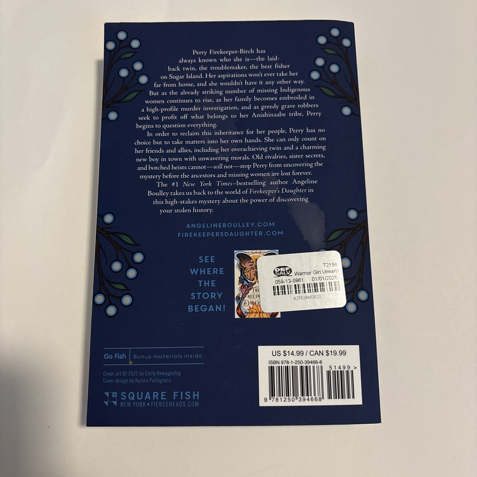 Warrior Girl Unearthed by Angeline Boulley (2025, Paperback)