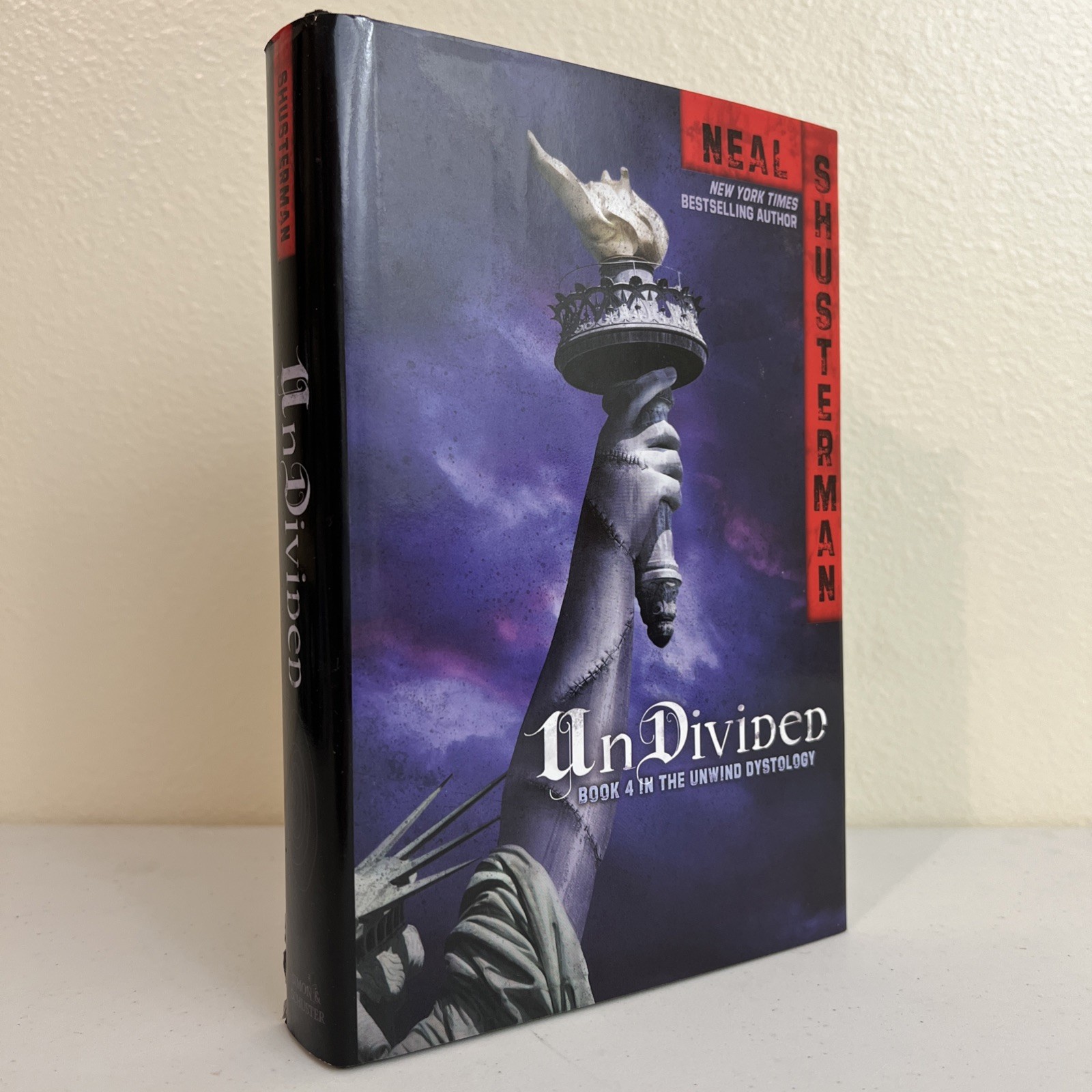 SIGNED Neal Shusterman Undivided HC 1st Edition 1st Print Unwind Dystology Book