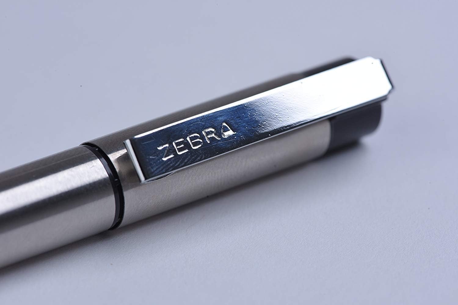 Zebra G-402 Stainless Steel Pen JK-Refill, Fine Point, 0.5mm, Black Ink,…