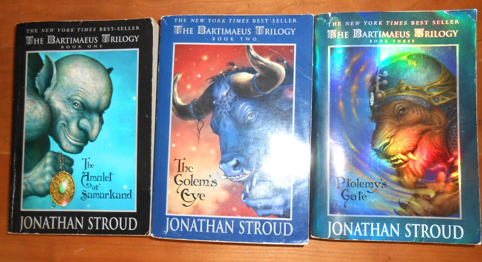 Jonathan Stroud BARTIMAEUS Trilogy 3 Volume Set – PB GC