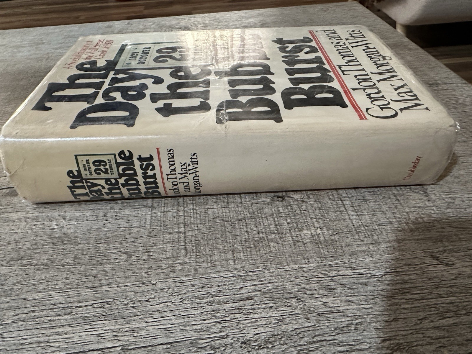 Signed, First Edition “The Day The Bubble Burst” , Gordon Thomas & Max Morgan