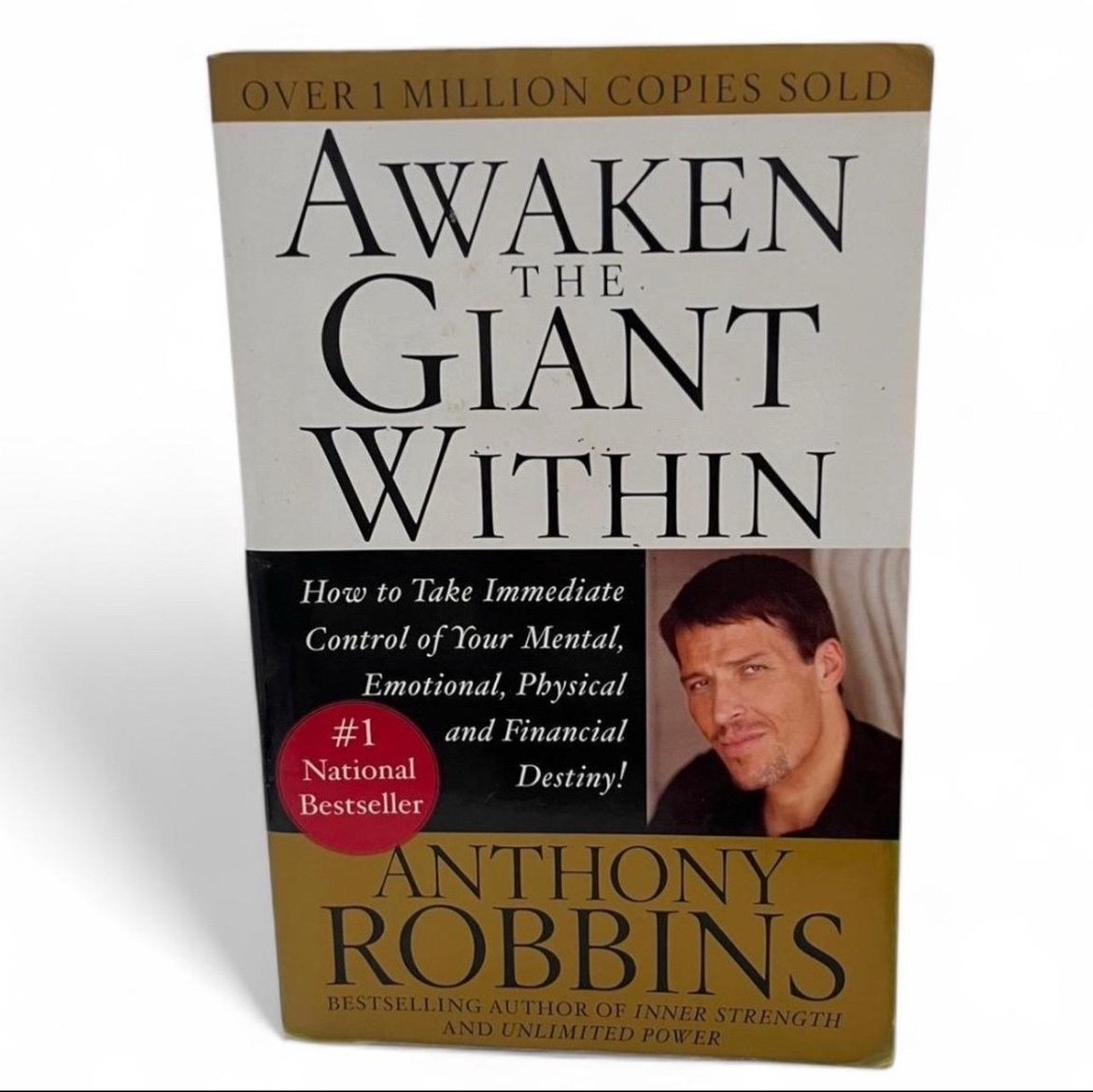 Awaken the Giant Within Anthony Robbins Self Help Motivational Paperback Book