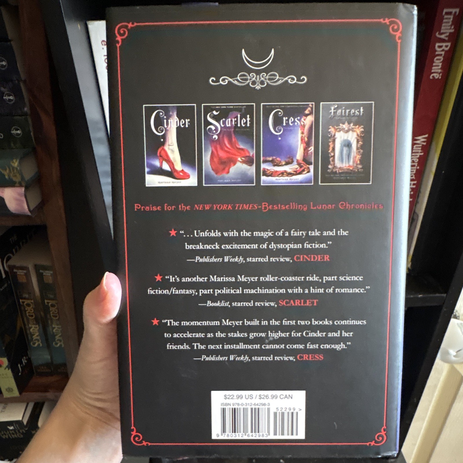 Winter (The Lunar Chronicles) Marissa Meyer Hardcover 2015 Feiwel & Friends