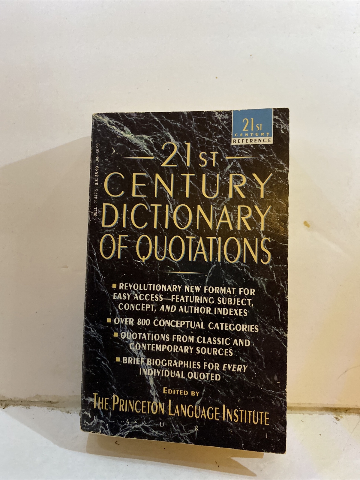 21st Century Dictionary Of Quotations – Philip Lief Group (1993, Paperback)