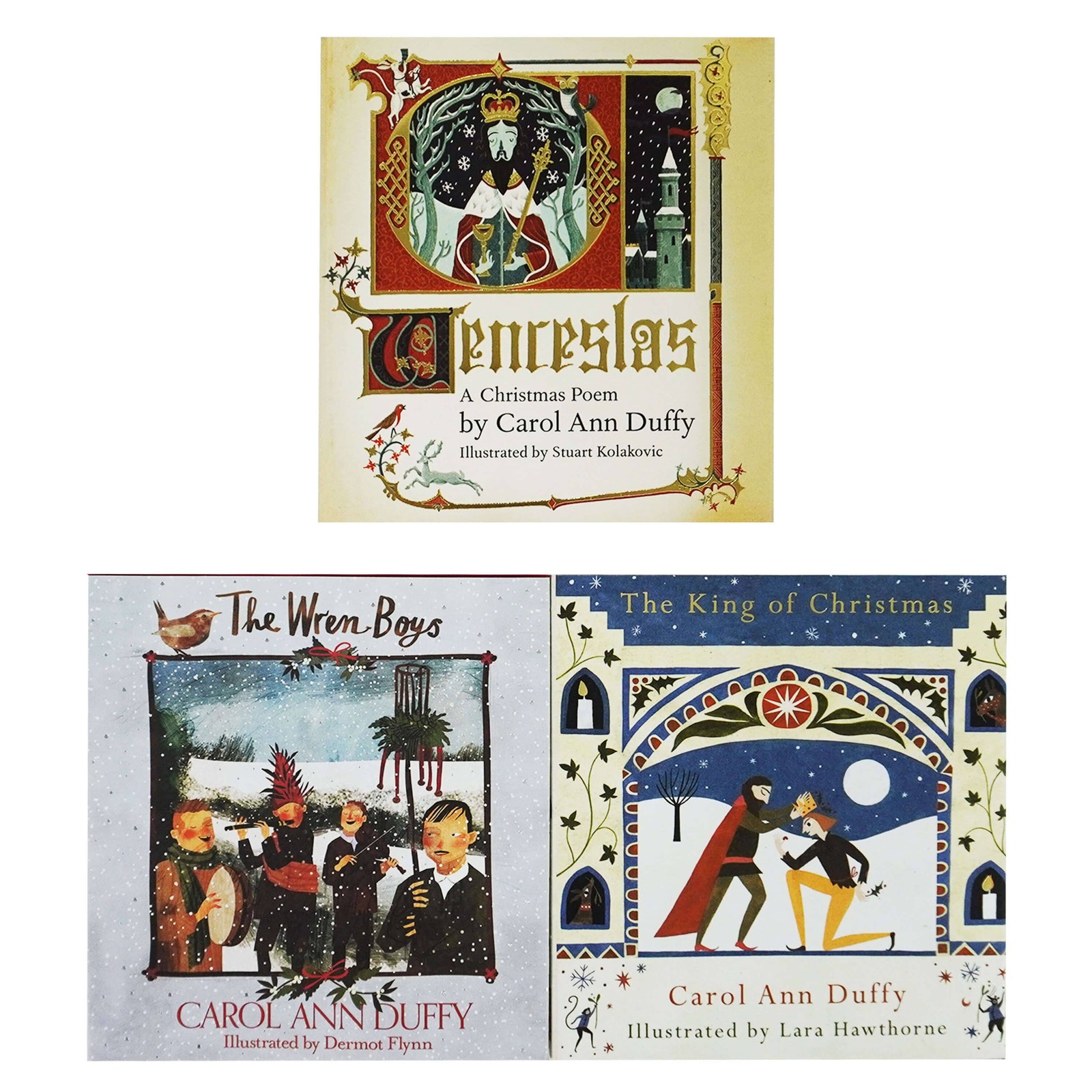 Christmas Poems 3 Books Collection Hardback Set – Poetry – By Carol Ann Duffy