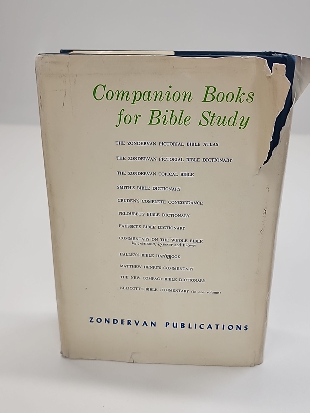 1978 FAUSETTS Bible Dictionary Zondervan HCDJ Hard To Find (Jamison Fausett)