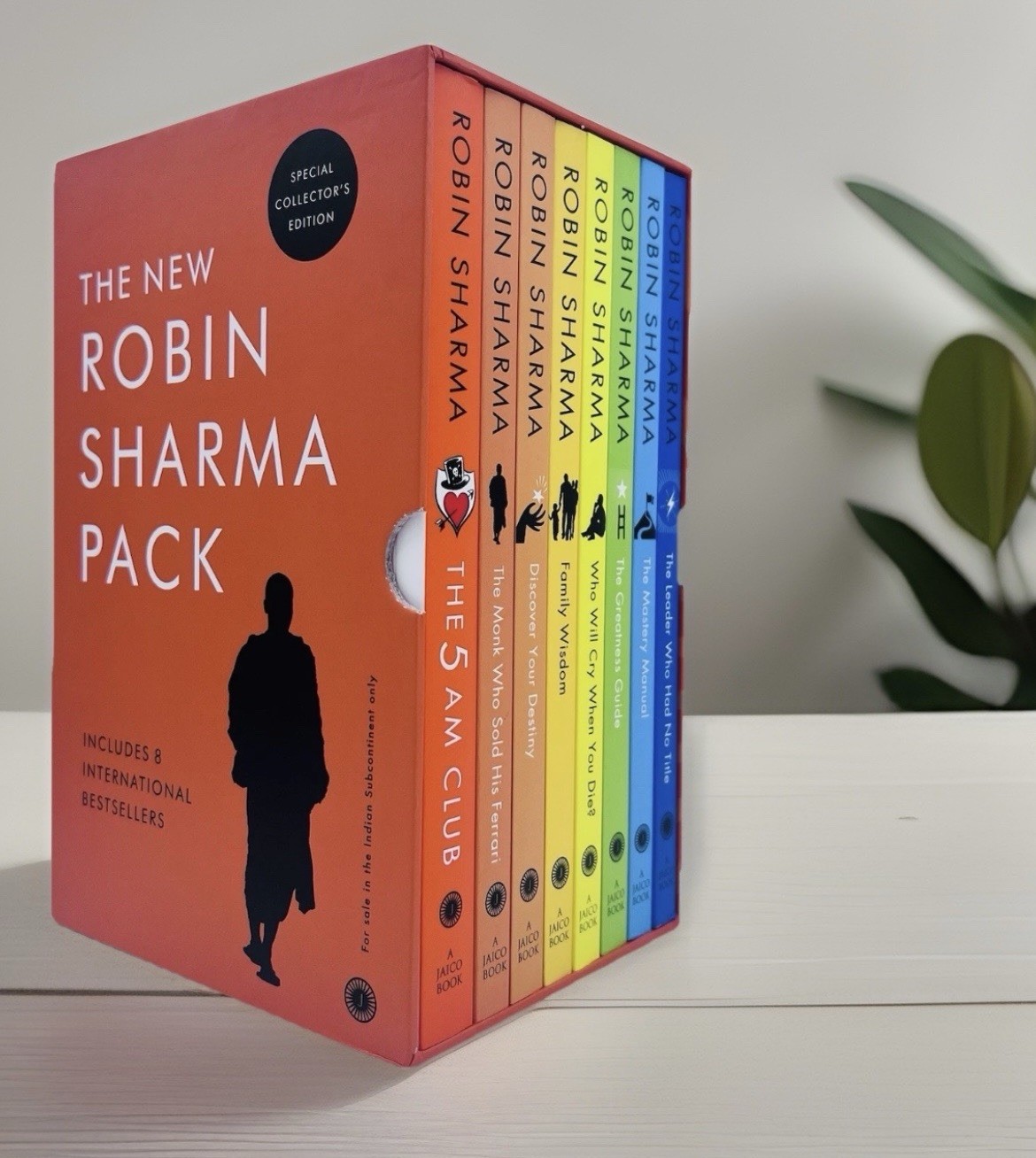 The Robin Sharma 8 Books Collection Box set 5AM Club, Monk Who Sold His Ferrari