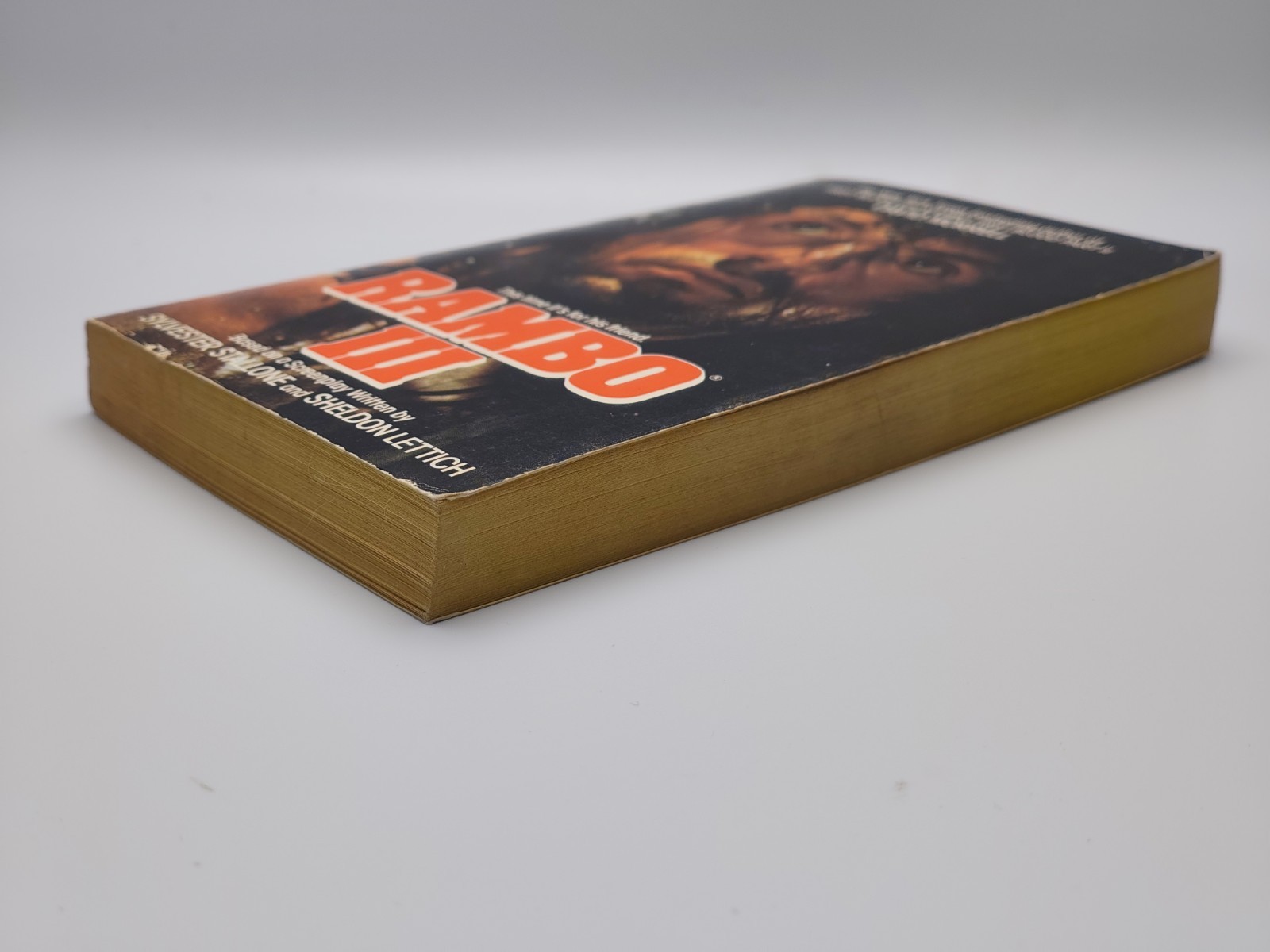 Rambo III Movie Tie-in Paperback by David Morrell, 1st Print, Jove Books 1988