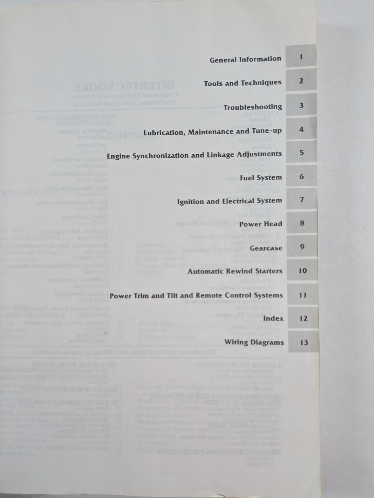 Clymer Chrysler Outboard Shop Manual 3.5-140 HP 1966-1984 PB 1991 Intertec