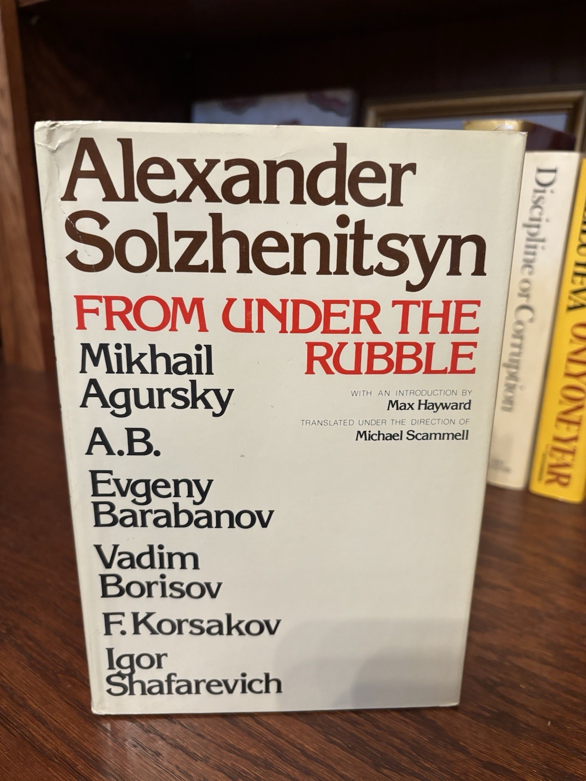 From Under the Rubble. Alexander Solzhenitsyn. 1st HC Ptg. LB 1975. (Fine in VG+