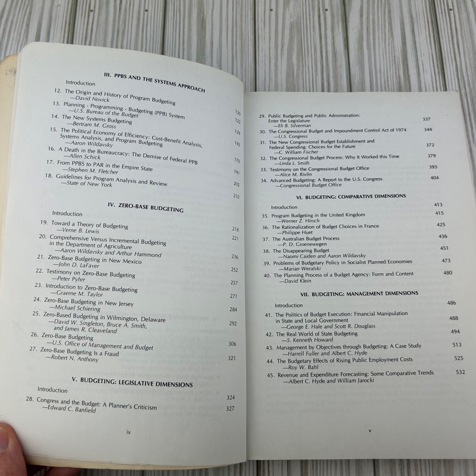 Government Budgeting Theory Process Politics Book 70s 1978 1st College Text UCLA