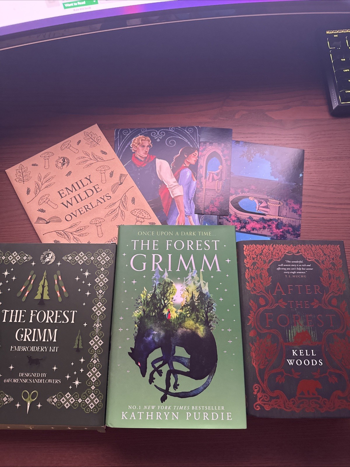 FairyLoot Edition Book The Forest Grimm Digital Signature + Bonus Items