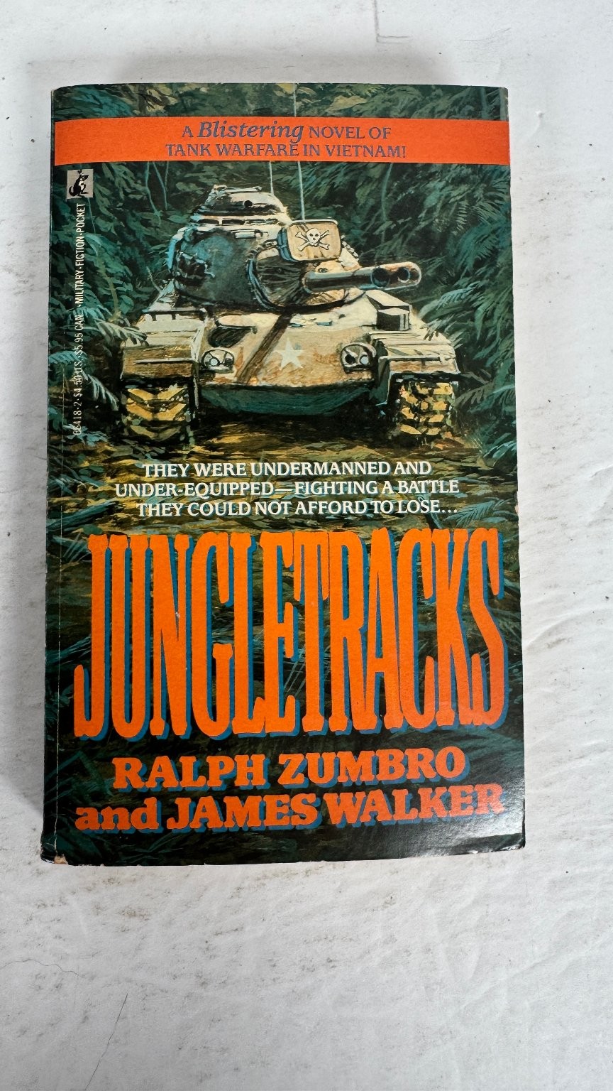 Jungletracks Zumbro Walker 1989 1st Printing Vietnam War Tank Warfare Military