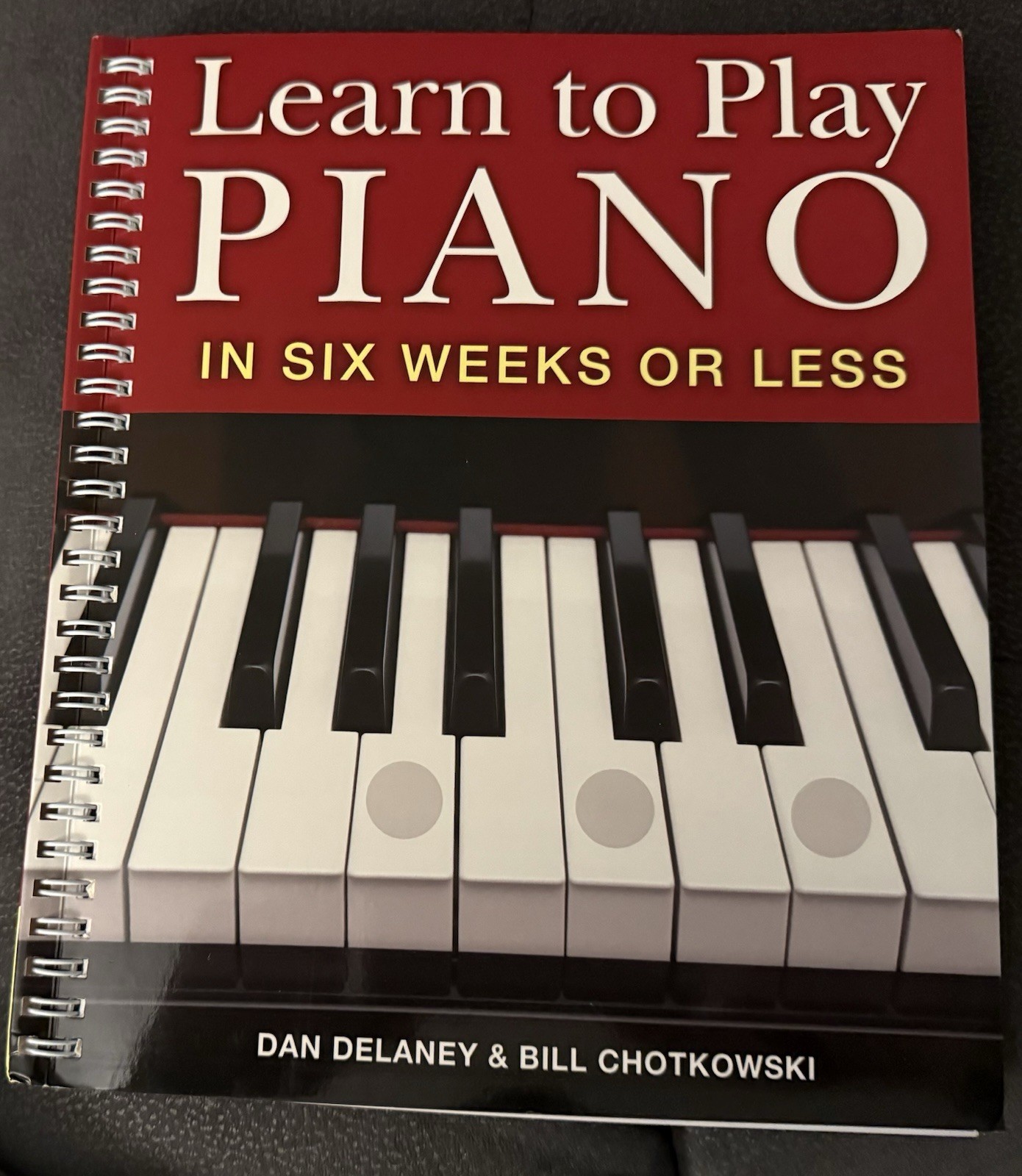 Learn to Play Piano in Six Weeks or Less by Dan Delaney & Bill Chotkowski 2009
