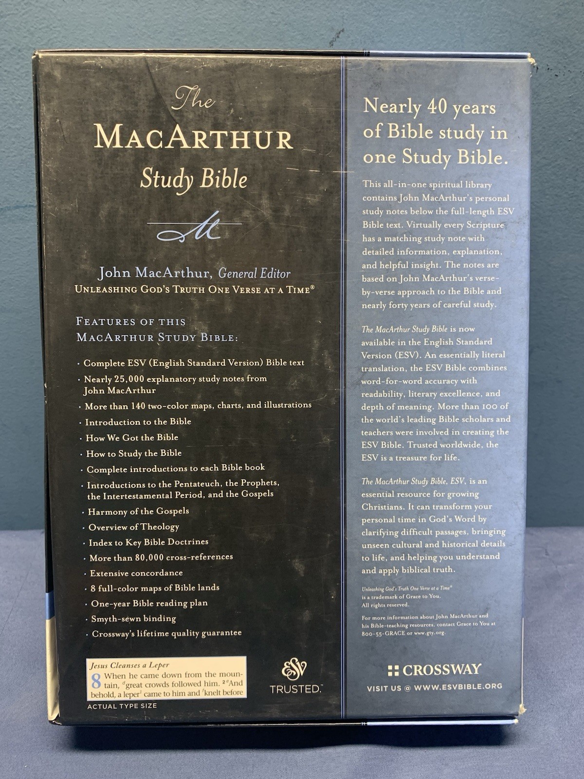 ESV MacArthur Study Bible (TruTone, – Imitation Leather, by ESV Bibles by – Good