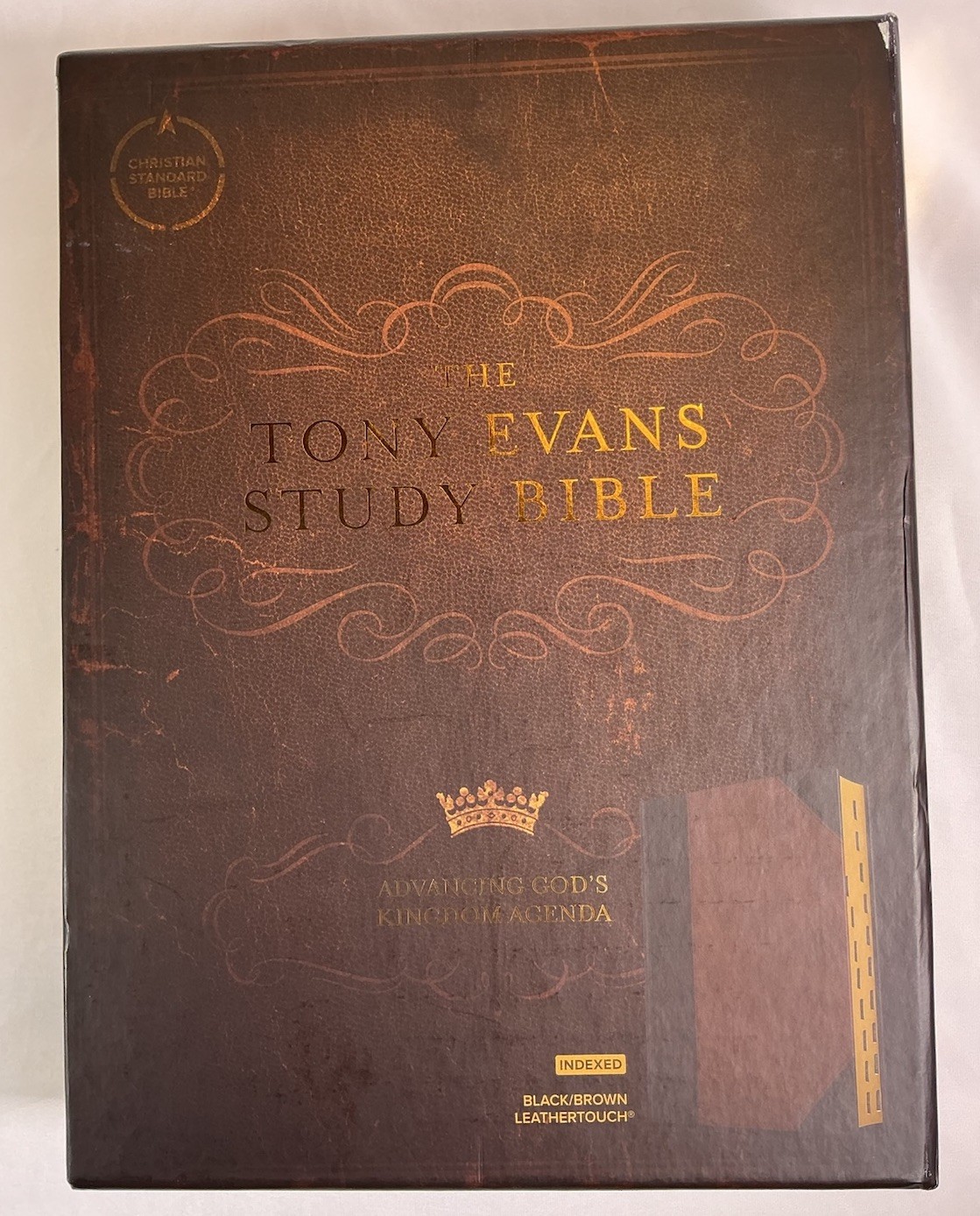 Tony Evans Study Bible (Indexed, CSB Holman) Advancing God’s Agenda, Black/Brown