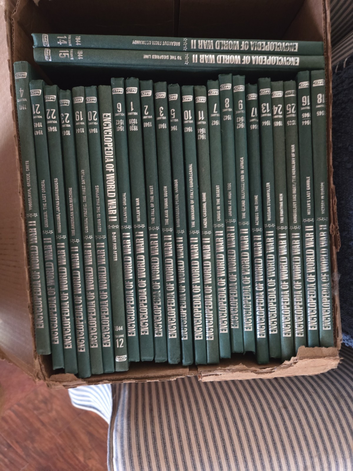 Marshall Cavendish Encyclopedia of World War II, Complete Set 1-25, HC