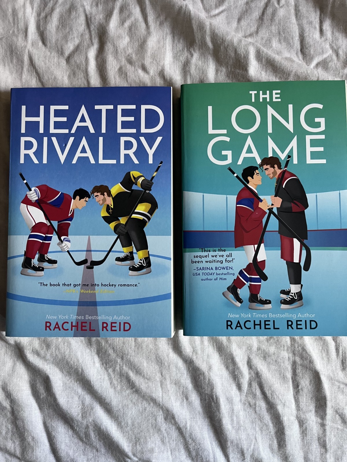 Rachel Reid Heated Rivalry & The Long Game 2 Books set Paperback NM Never Read