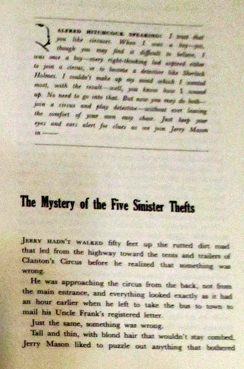 Alfred Hitchcock’s Solve-Them-Yourself Mysteries 1963 H/C 206 Pages