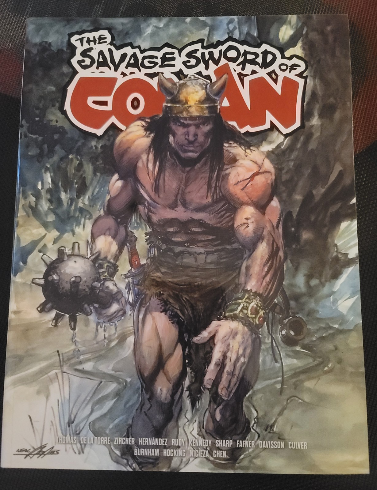Titan Comics Savage Sword of Conan Vol. 3 Neal Adams TPB New Thomas De La Torre