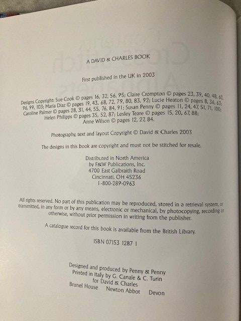 Cross Stitch Alphabets Book 50 Themed A-Z’s 106 Pages Hardcover VGUC