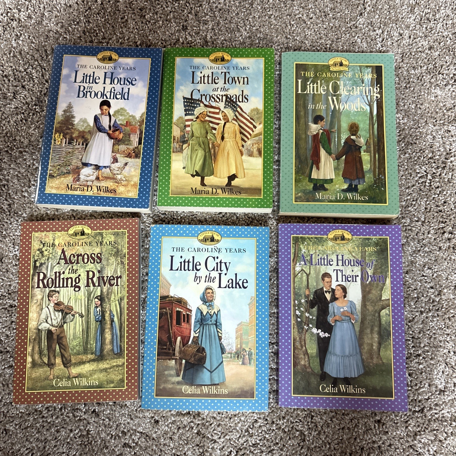Little House Prairie The Caroline Series Books 6/7 5 1st Editions PB INGALLS
