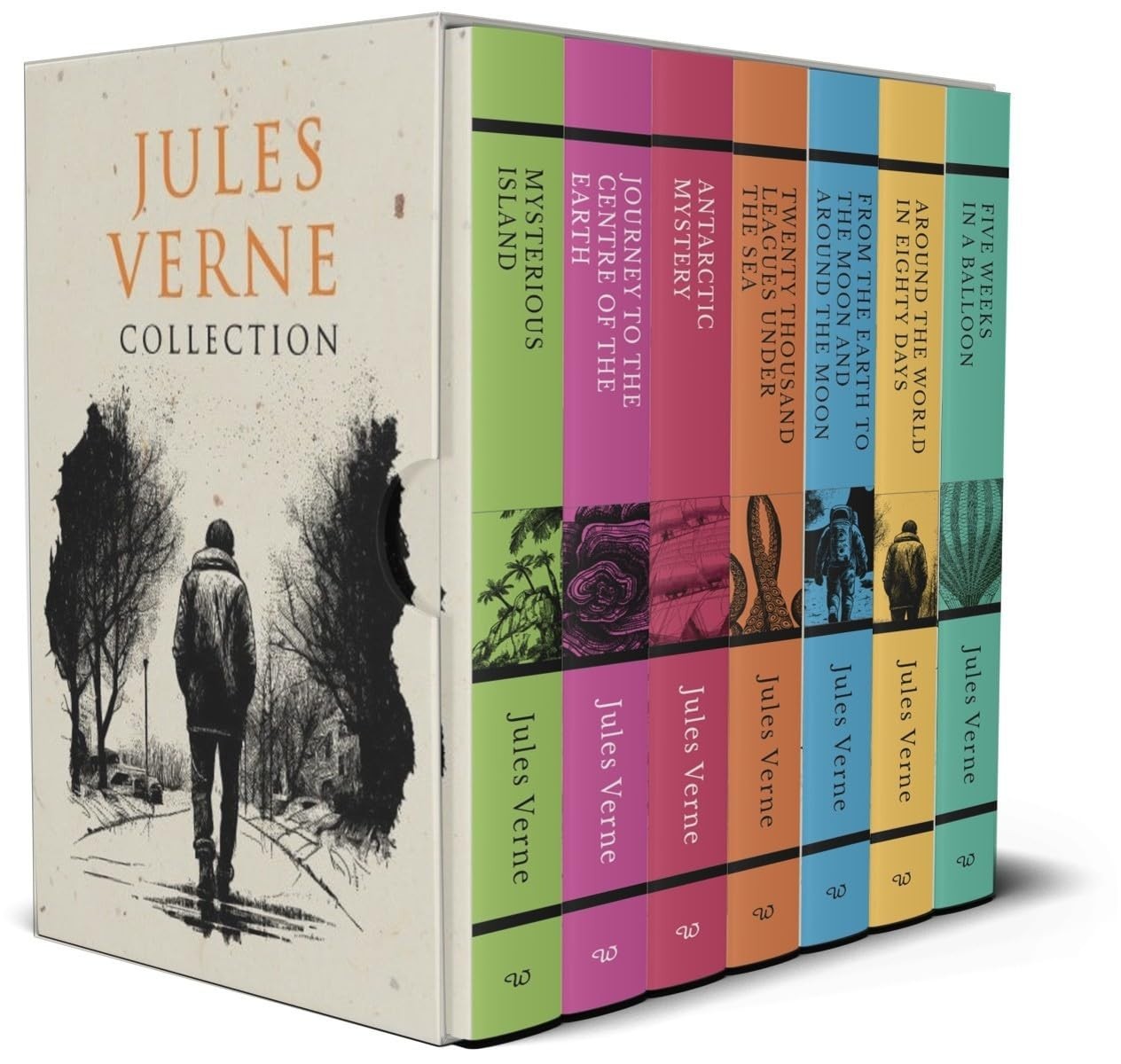 Jules Verne Classic Collection 7 Book Set (Journey to the Centre of the Earth PB