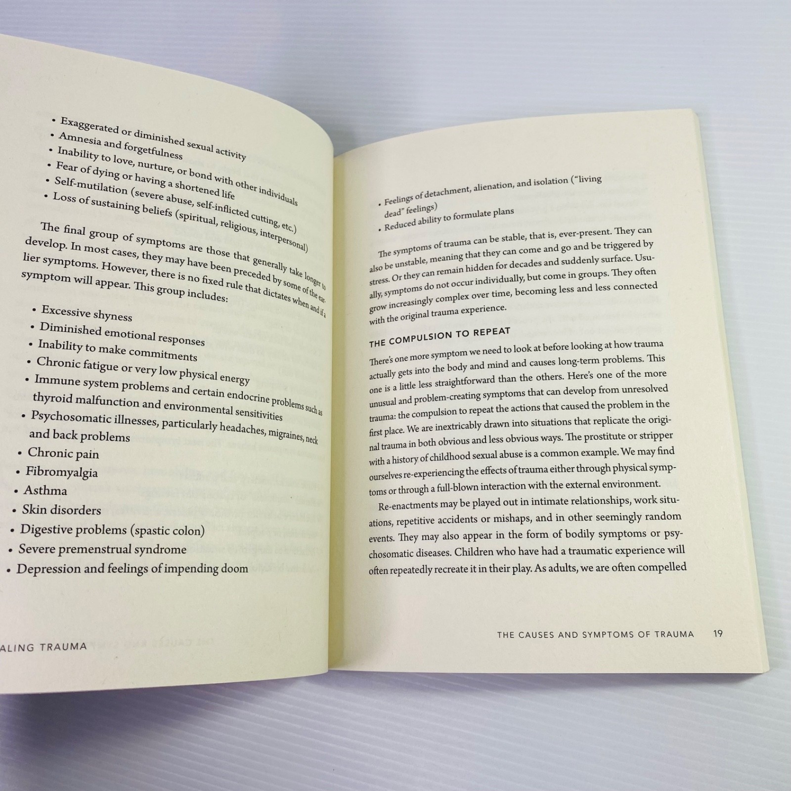 Healing Trauma by Peter A Levine Program For Restoring Wisdom Of Your Body Book