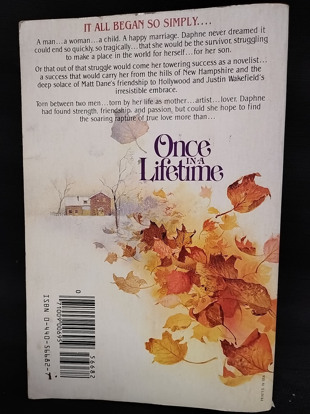 Once in a Lifetime by Danielle Steel Dell Books Paperback 1983 480 pages