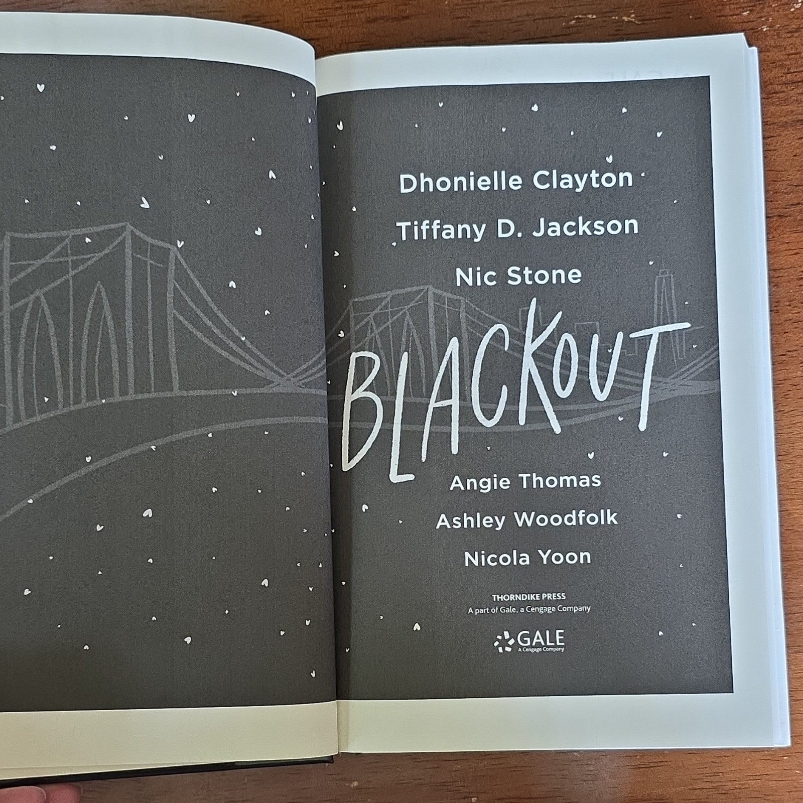Blackout: A Novel – Clayton, Jackson, Stone, Thomas, Woodfolk HC 2021 LP