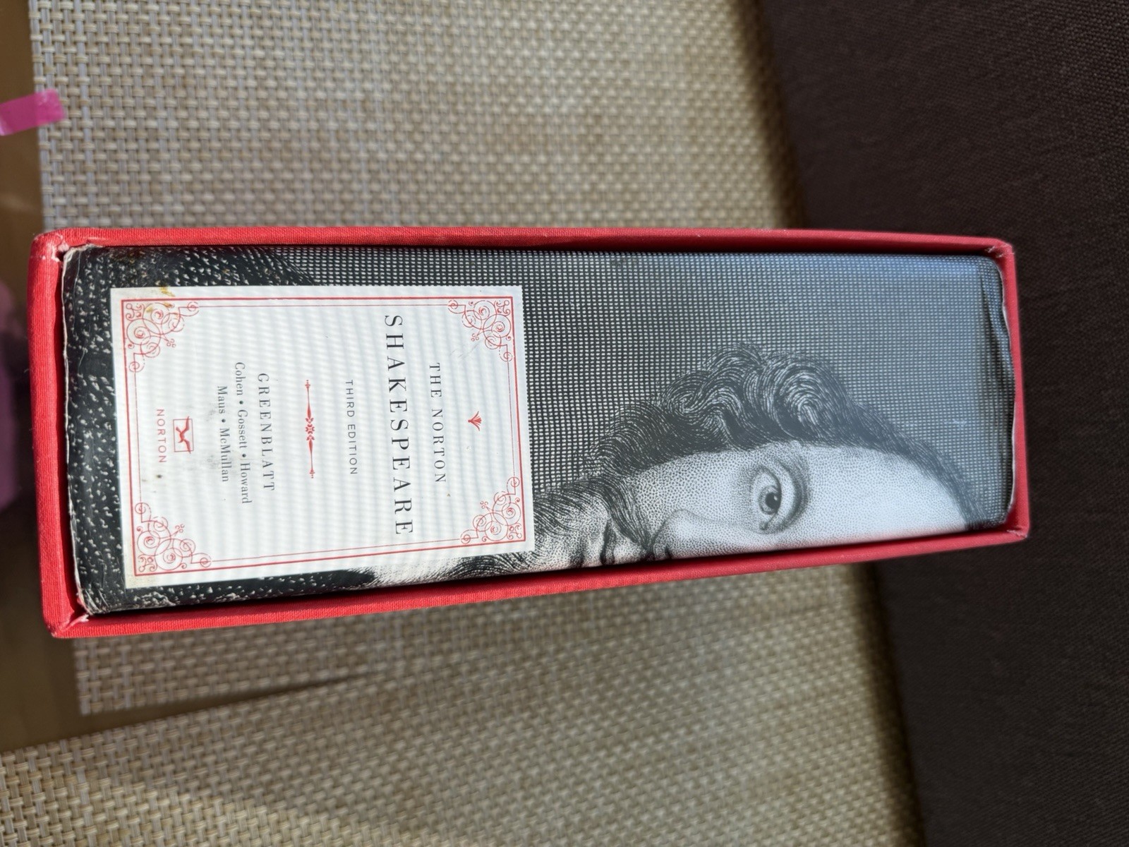 The Norton Shakespeare 2016 Third Edition by Stephen Greenblatt Dust Cover Box