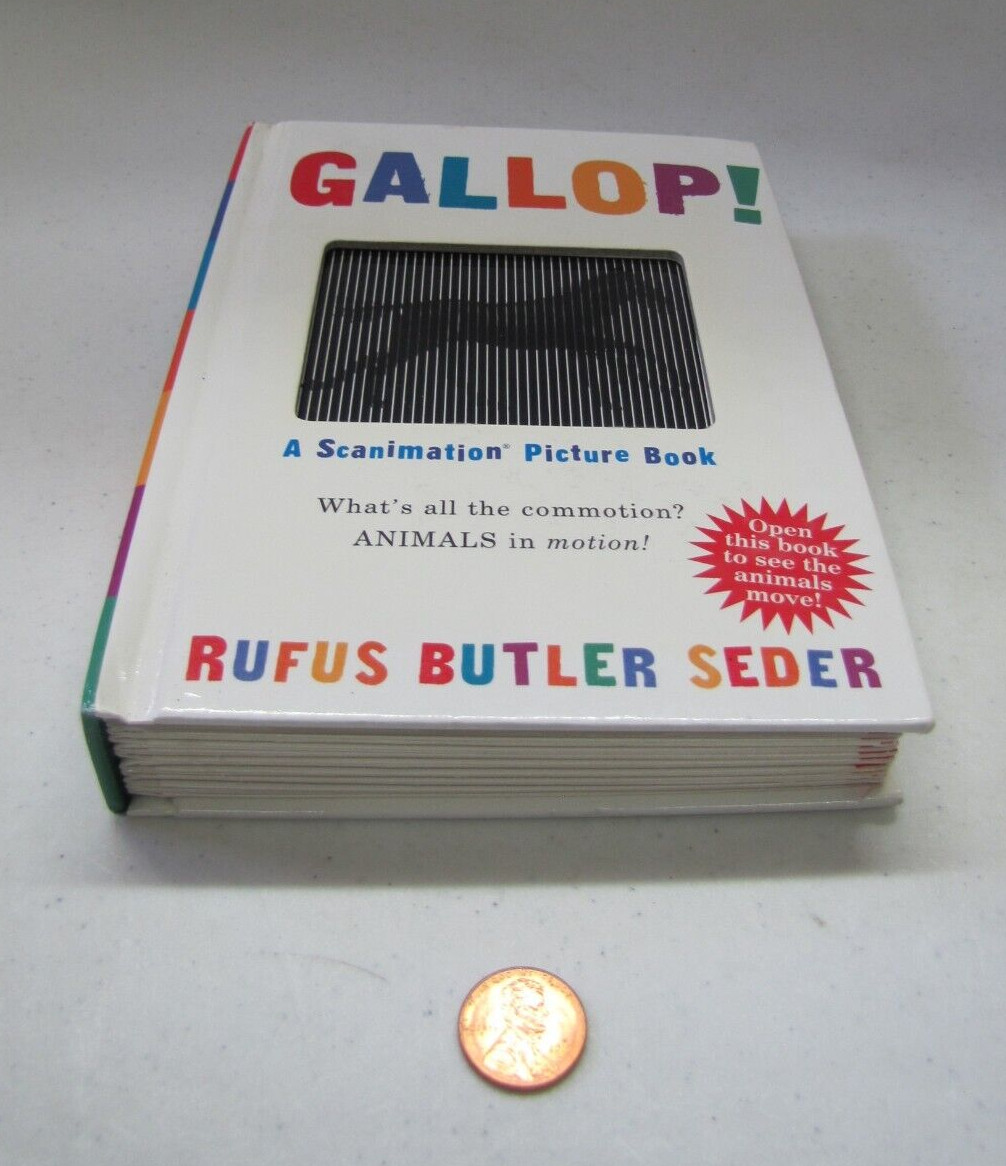 Gallop: A Scanimation Picture Book – Hardcover By Rufus Butler Seder – Good