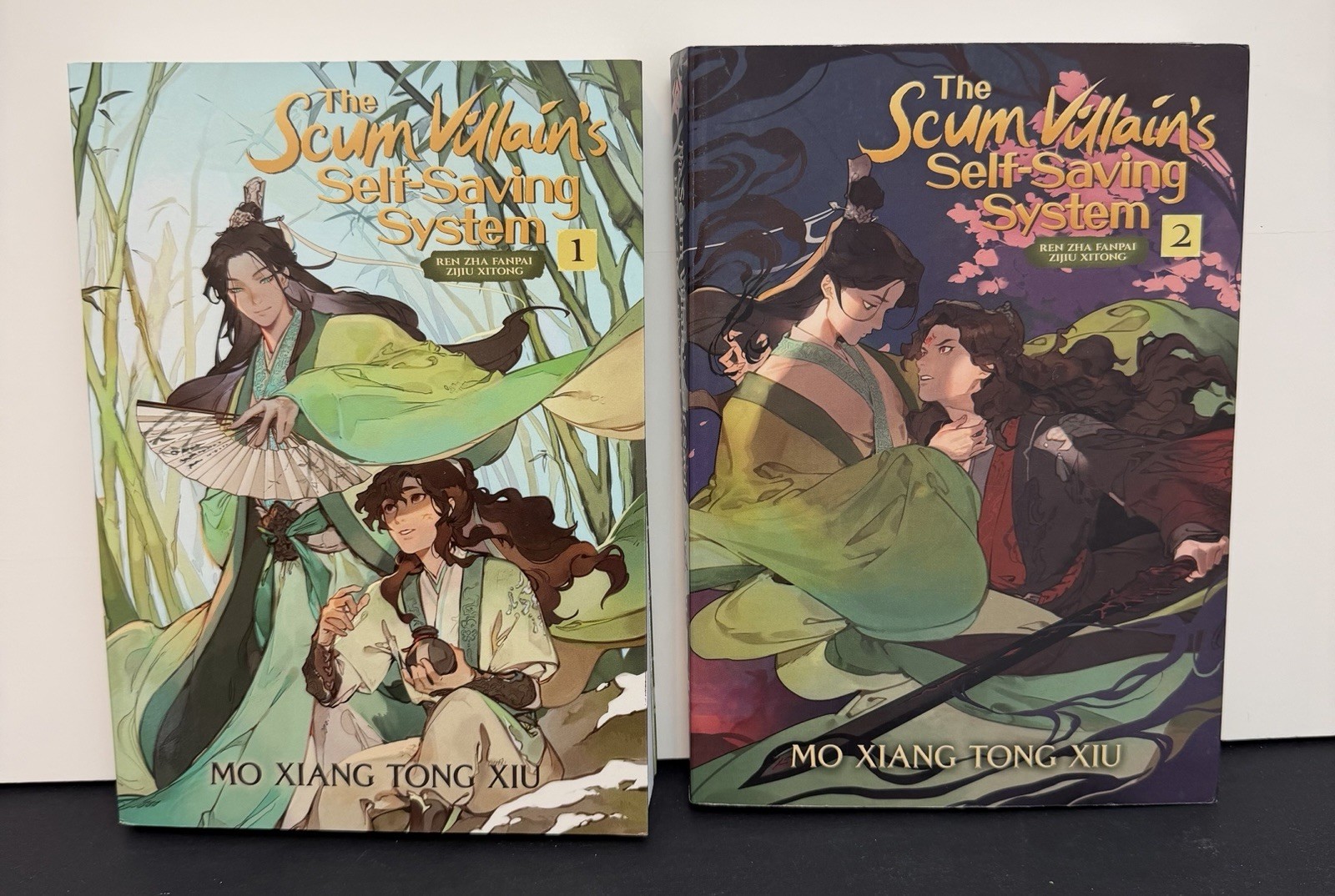 Seven Seas, Scum Villain’s Self-Saving System Vol. 1 & 2, by Mo Xiang Tong Xiu